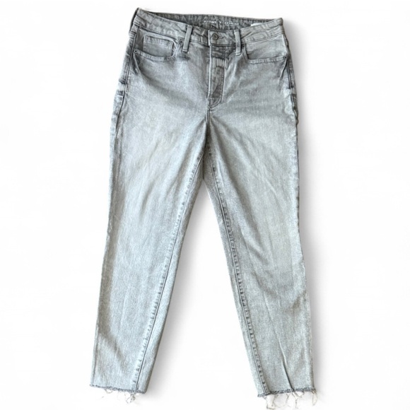 Old Navy Denim - Old Navy Gray Women's High Rise Straight Jeans